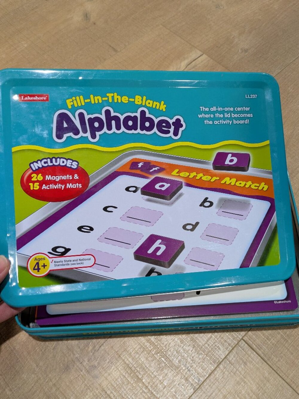 Lakeshore Learning Alphabet Magnetic Activity Tin